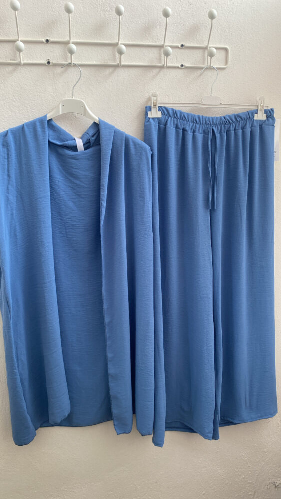 Σετ αμάνικη πουκαμίσα με παντελόνα - Image 4