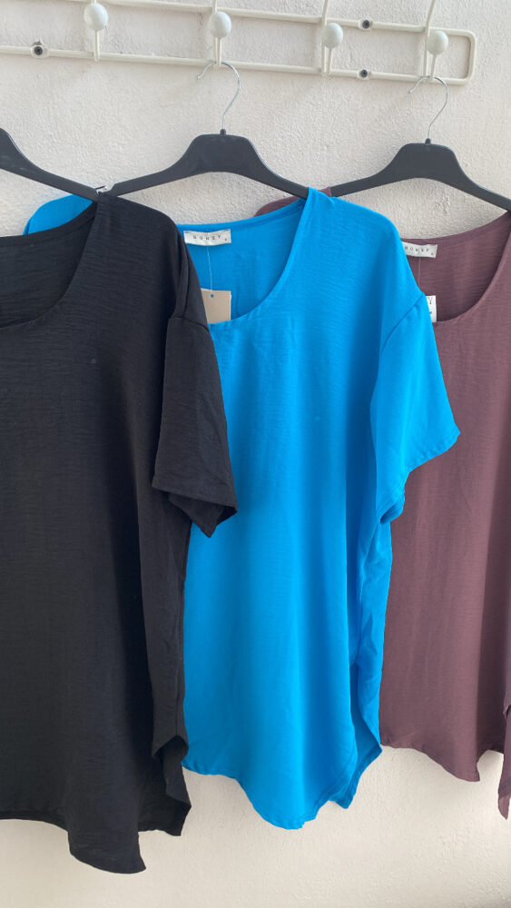 Μπλούζα με κοντό μανίκι plus size - Image 2