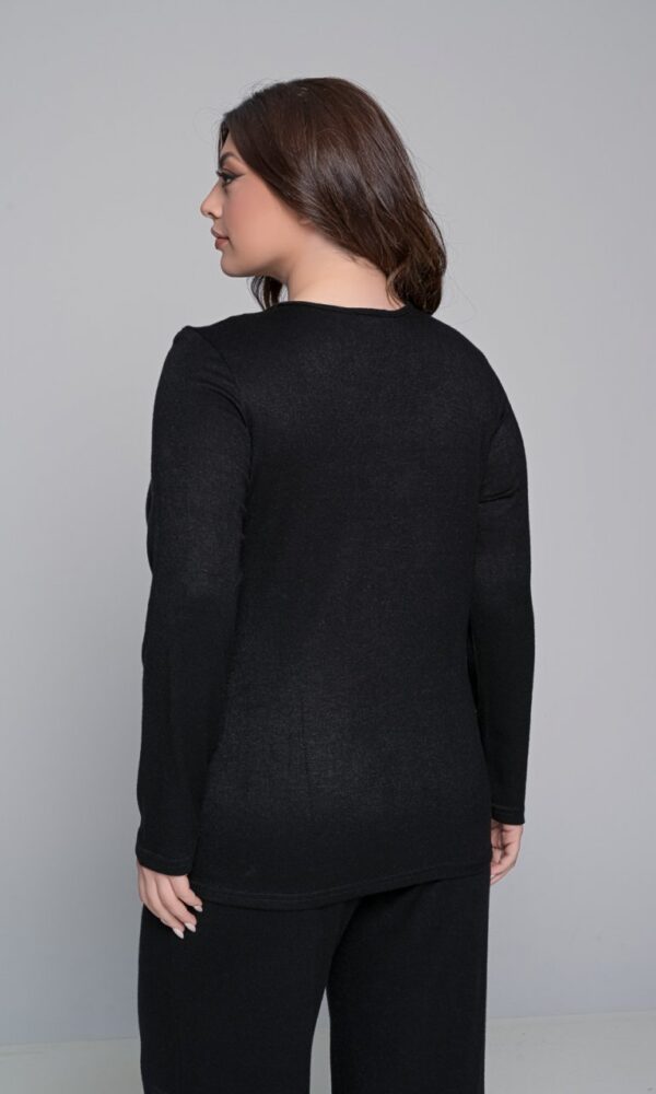 Μπλούζα πλεκτή plus size - Image 5