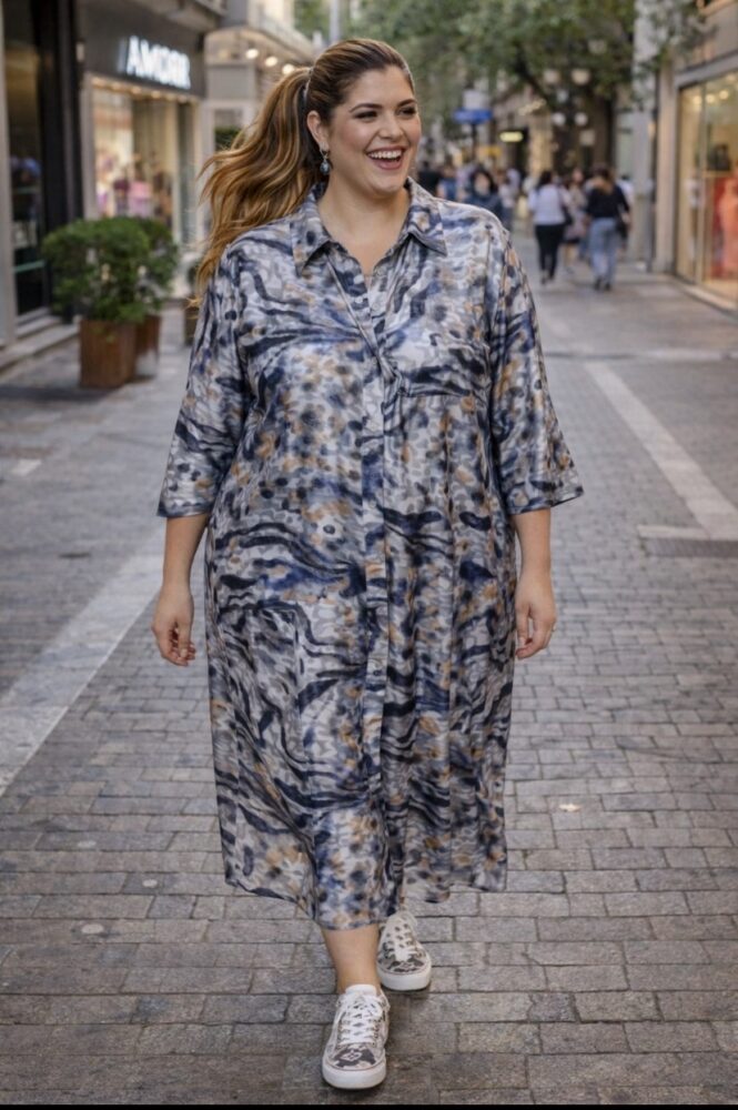 Φόρεμα Tiger plus size - Image 3