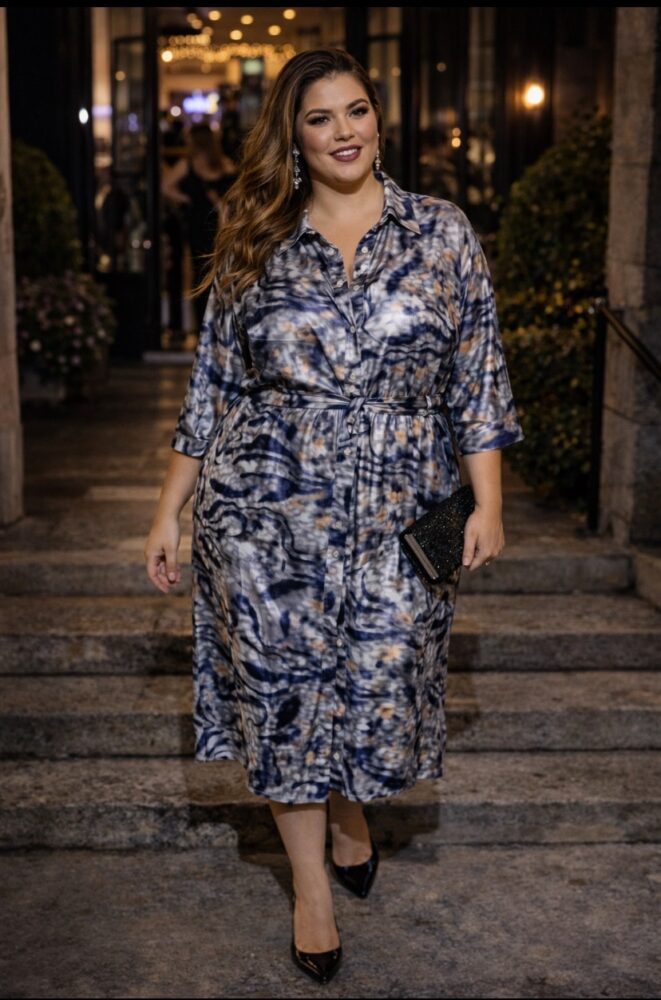 Φόρεμα Tiger plus size