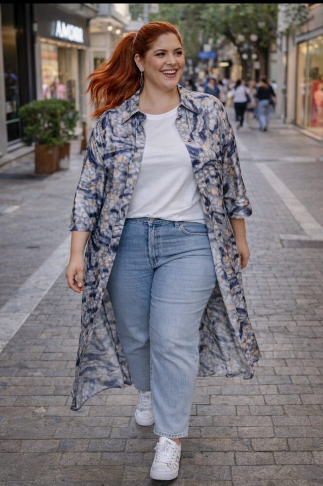 Φόρεμα Tiger plus size - Image 2