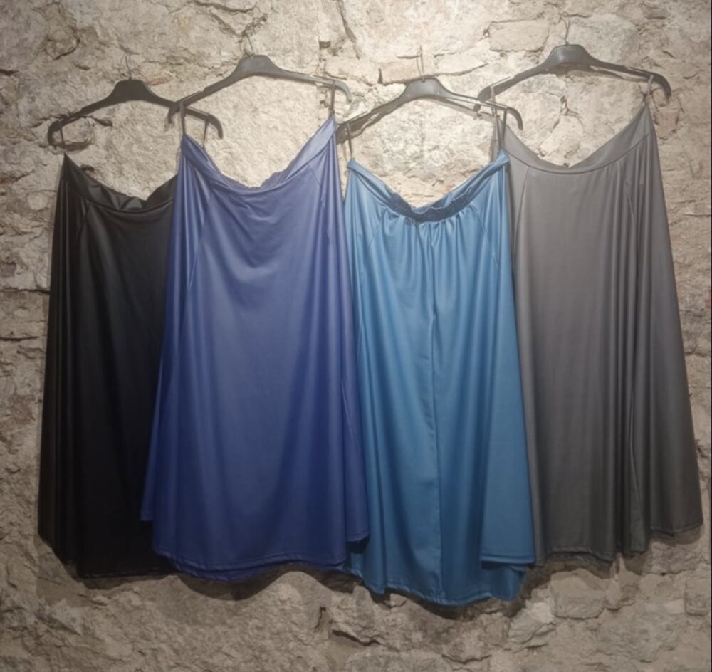 Φούστα Leather plus size